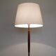 Scandinavian lamppost and teak and brass