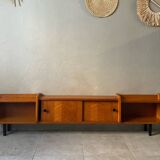 Vintage wooden sideboard from the 60s (shallow)