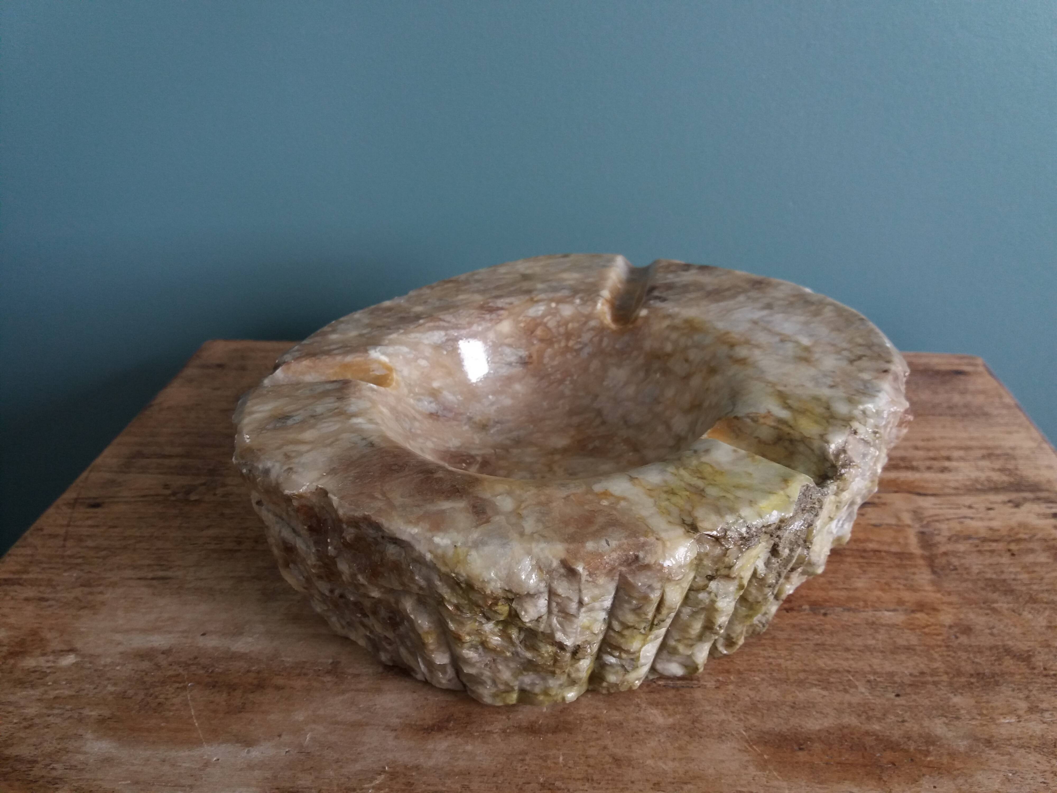 Romano Bianchi Italy Alabaster Ashtray