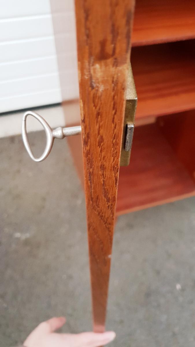 Scandinavian vintage library-secretary