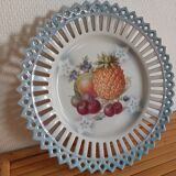 Dish with fruit patterns