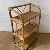 Rattan shelf