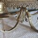 Pair of mirror sconces/candle holders in 19th-century bronze.