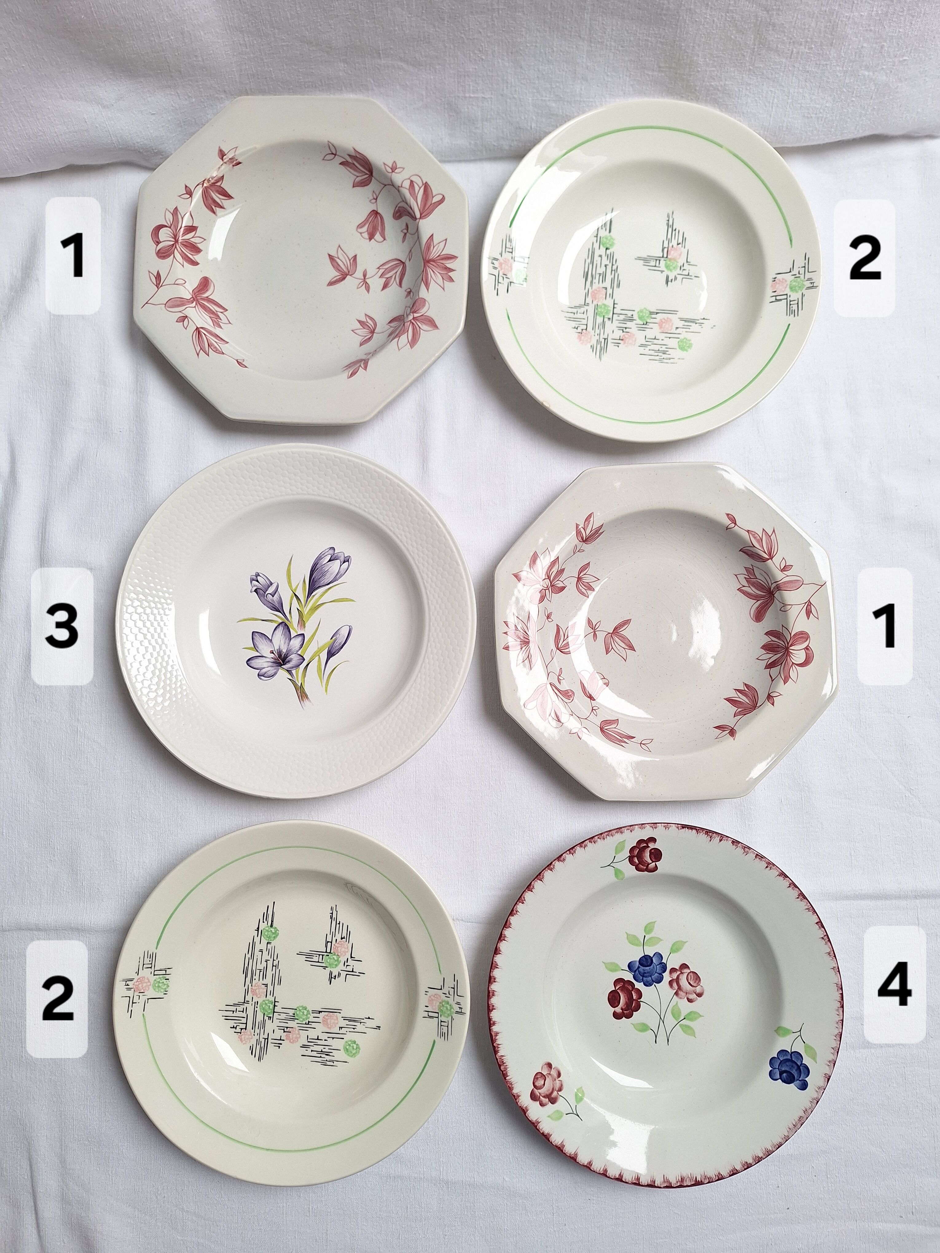St Amand deep plates, Moulin des Loups