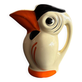 Pichet Toucan céramique Art Déco Ditmar Urbach