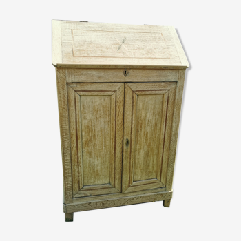 Writing furniture, craft furniture, solid oak, 19th century era