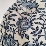 Duo assiettes anglaises Churchill – motif fleuri bleu