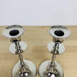 Pair of silver candlesticks from the 60s