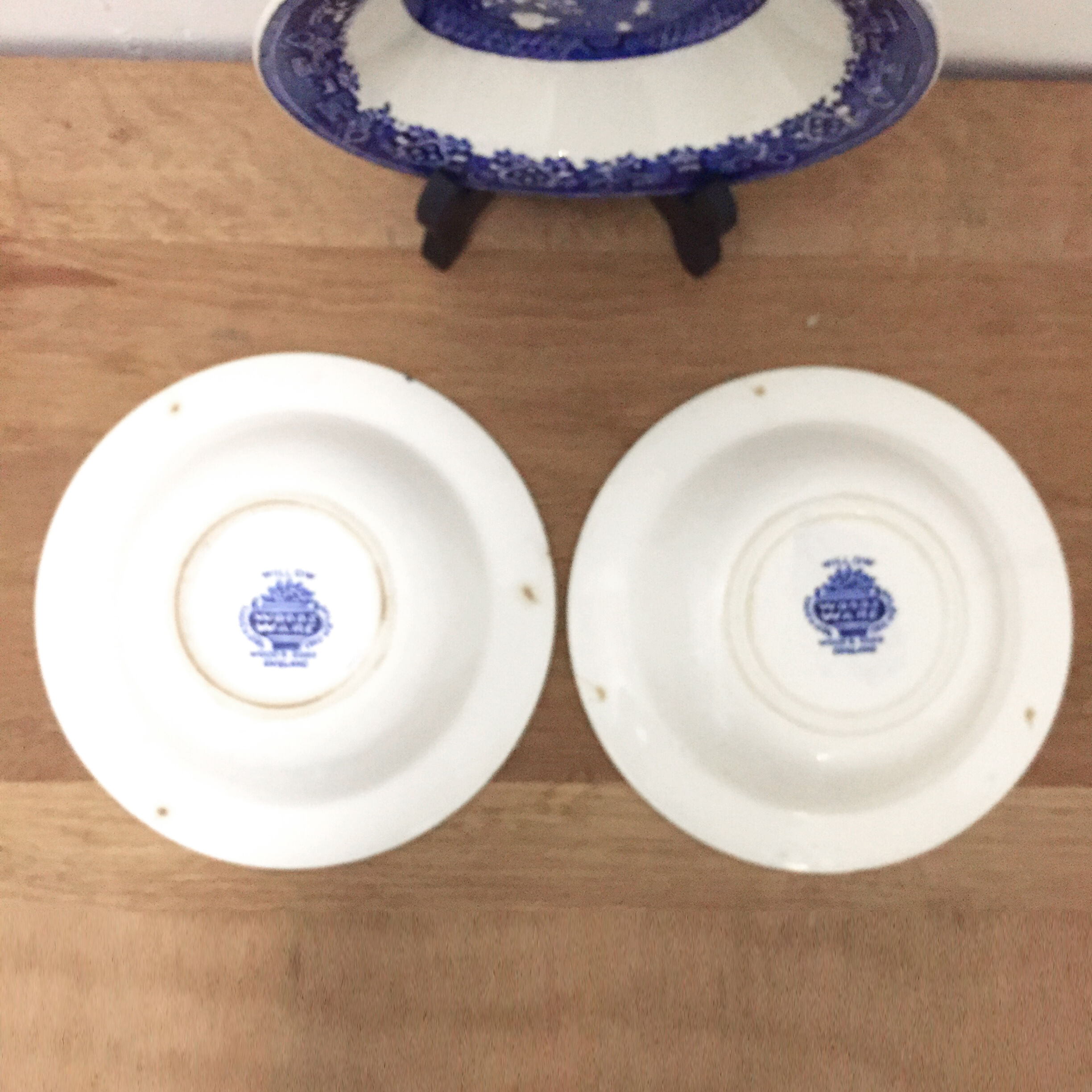 Set of 3 “Willow” cereal bowls from Woods & Sons England