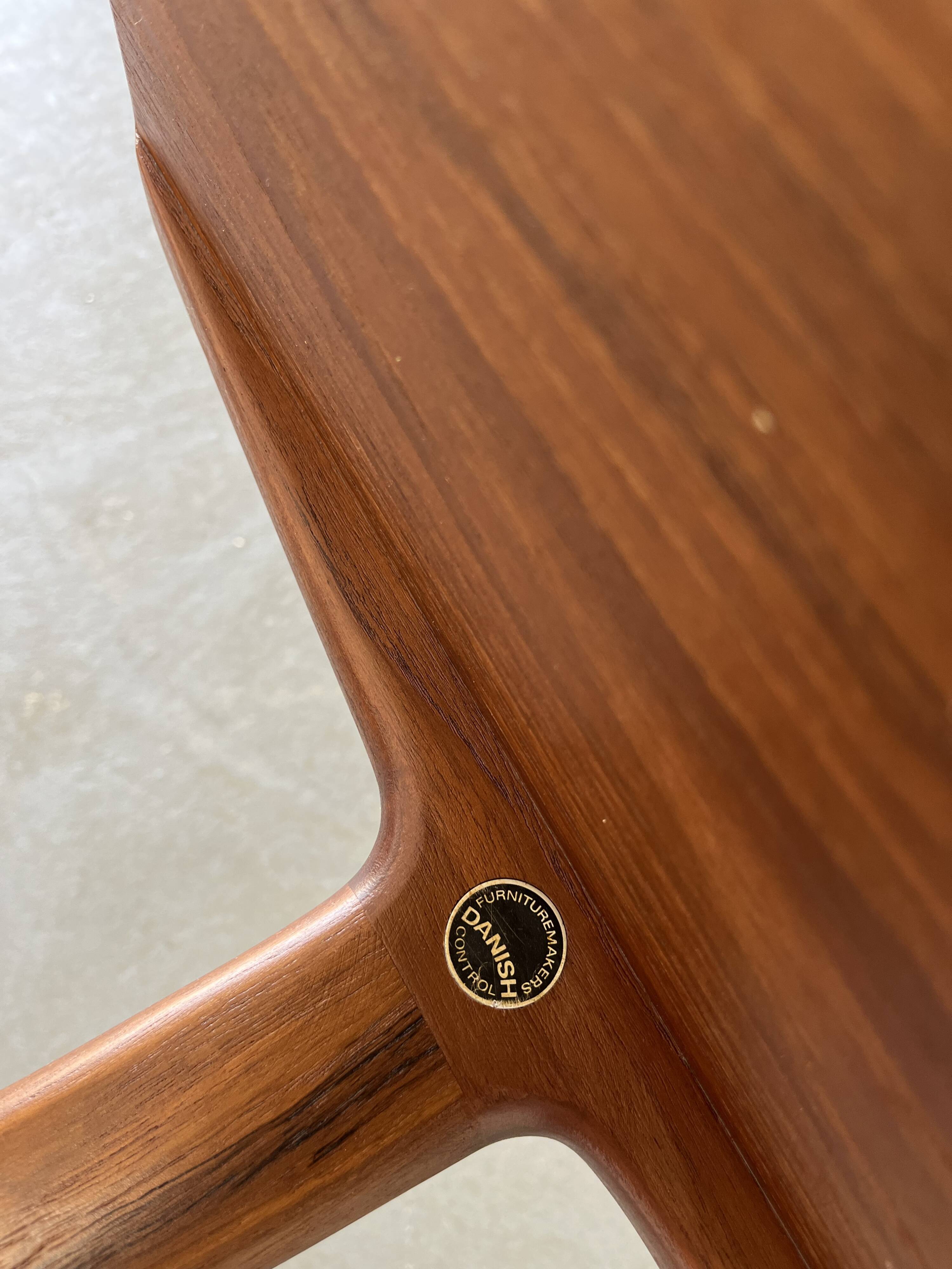 Scandinavian teak table by Niels Otto Møller, 1960s