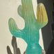 Daum cactus Hilton Mc Connico crystal whiskey decanter