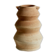 Vase en terre cuite avec anses "zigzag"
