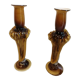 Pair of murano candle holders