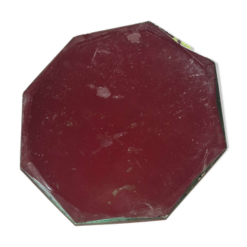 miroir vintage octogonal biseauté