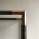 Metal and glass shelf - Italy, 1970s