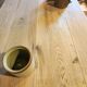 French solid oak farmhouse table 239x89 Raw patinated