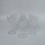 12 Saint Louis crystal liqueur glasses, Florence model.