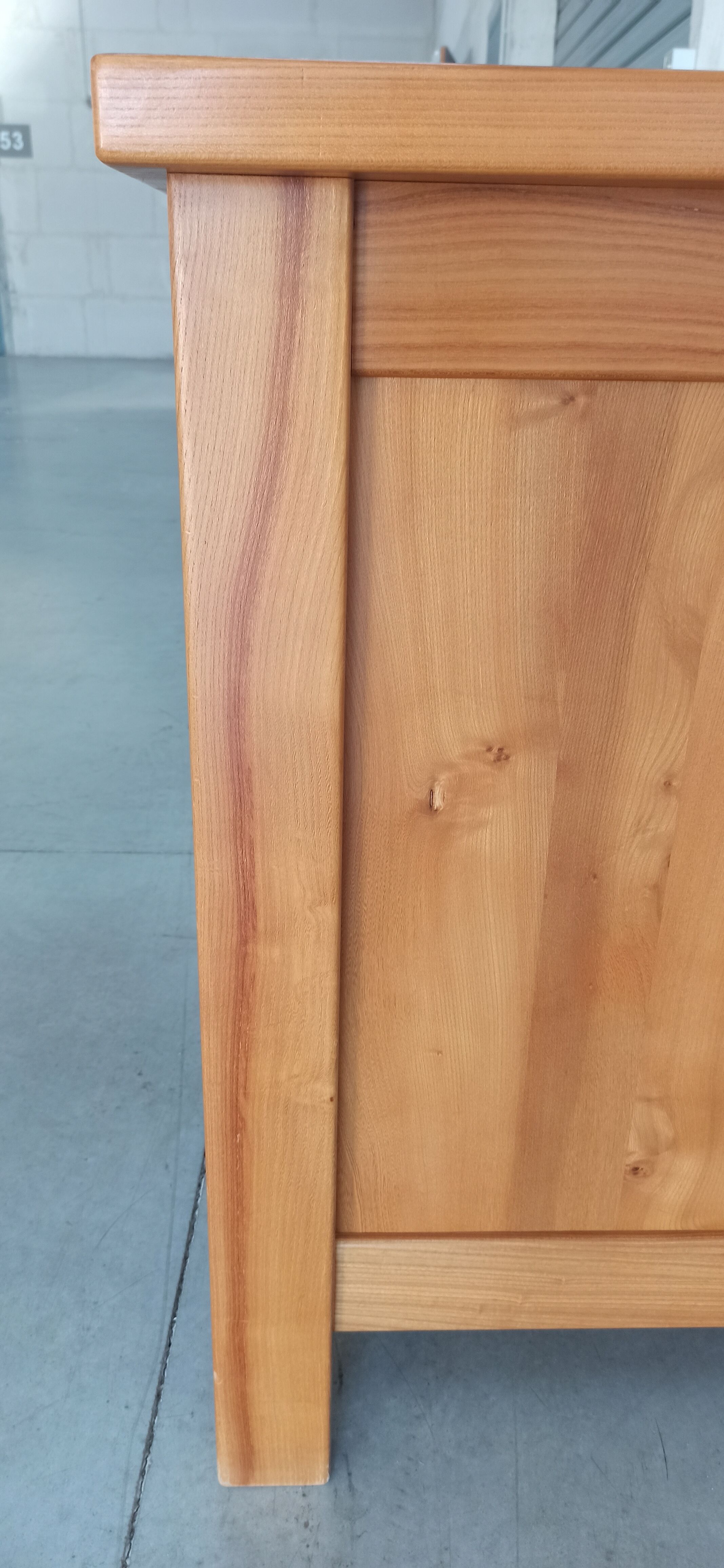 Elm sideboard Maison Regain, 80's