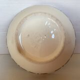 Old large bowl with stencil patterns
