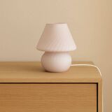 Vintage opal glass lamp – Murano style