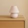 Lampe vintage en verre opalin – style Murano