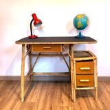 Rattan desk