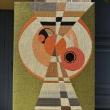 Grande tapisserie originale cinétique OPart. France, années 70