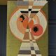Large original kinetic tapestry OPart. France, 1970s
