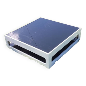 Table basse carrée blanche