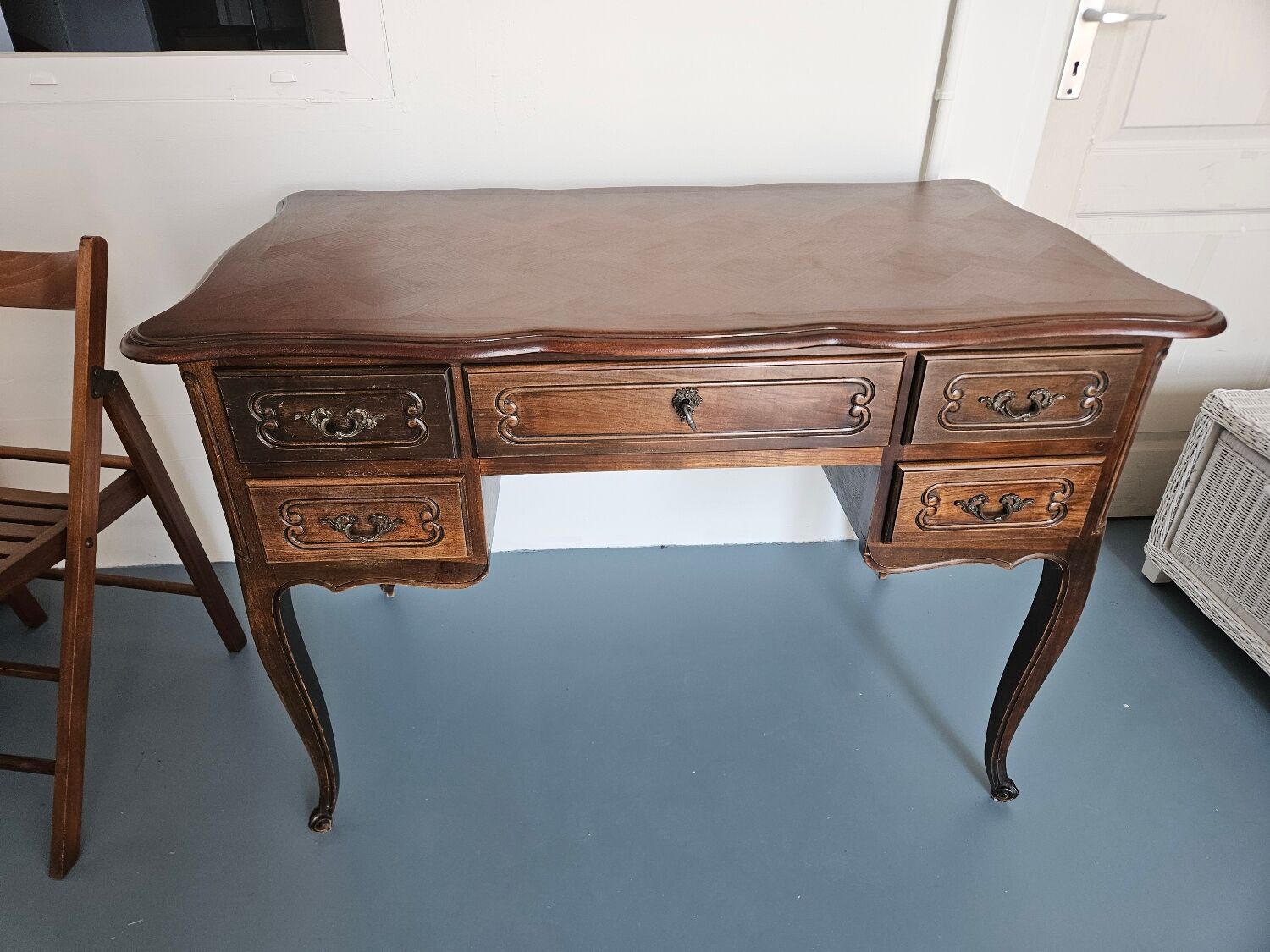Antique wooden desk