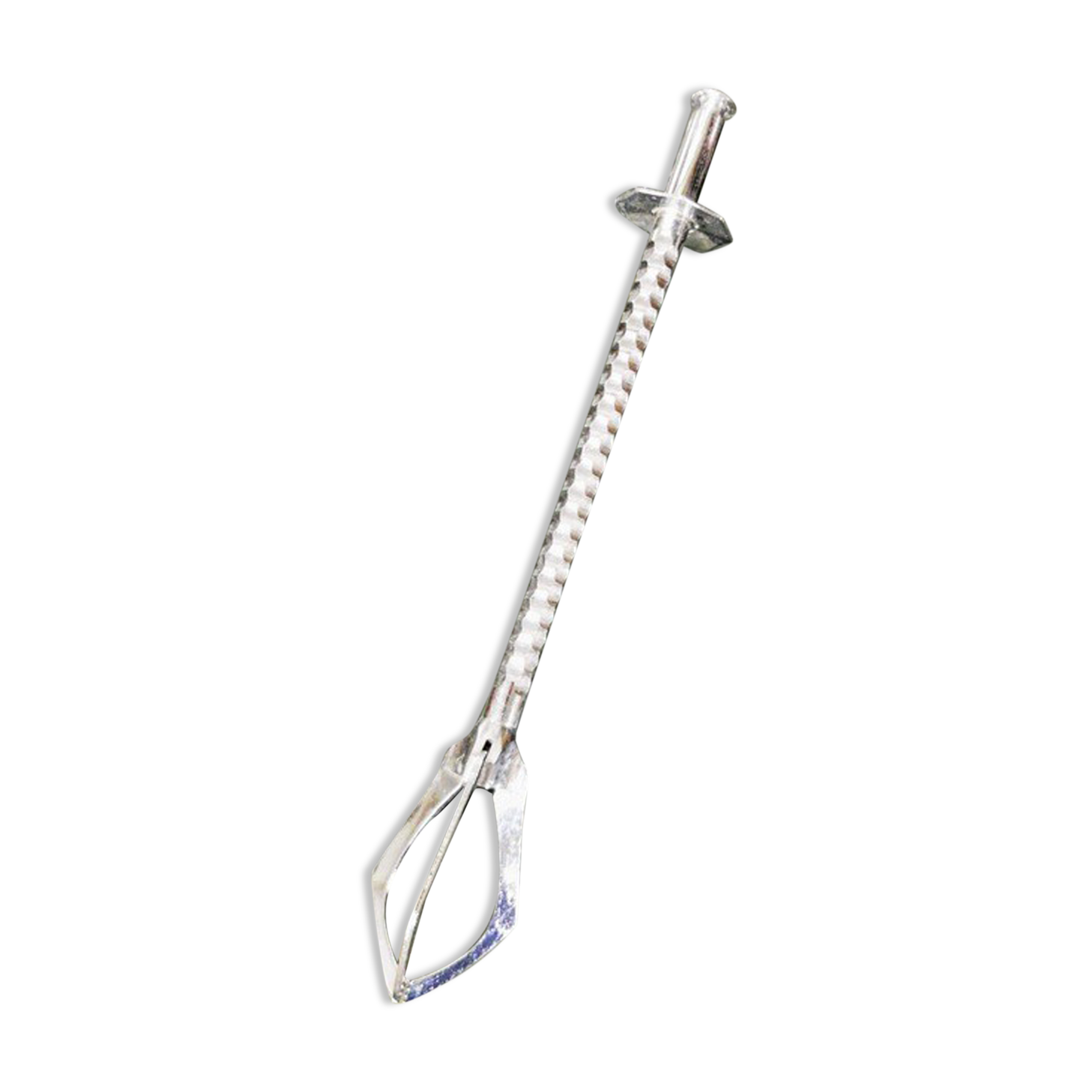 Ice cube pinch in chrome nickel brass