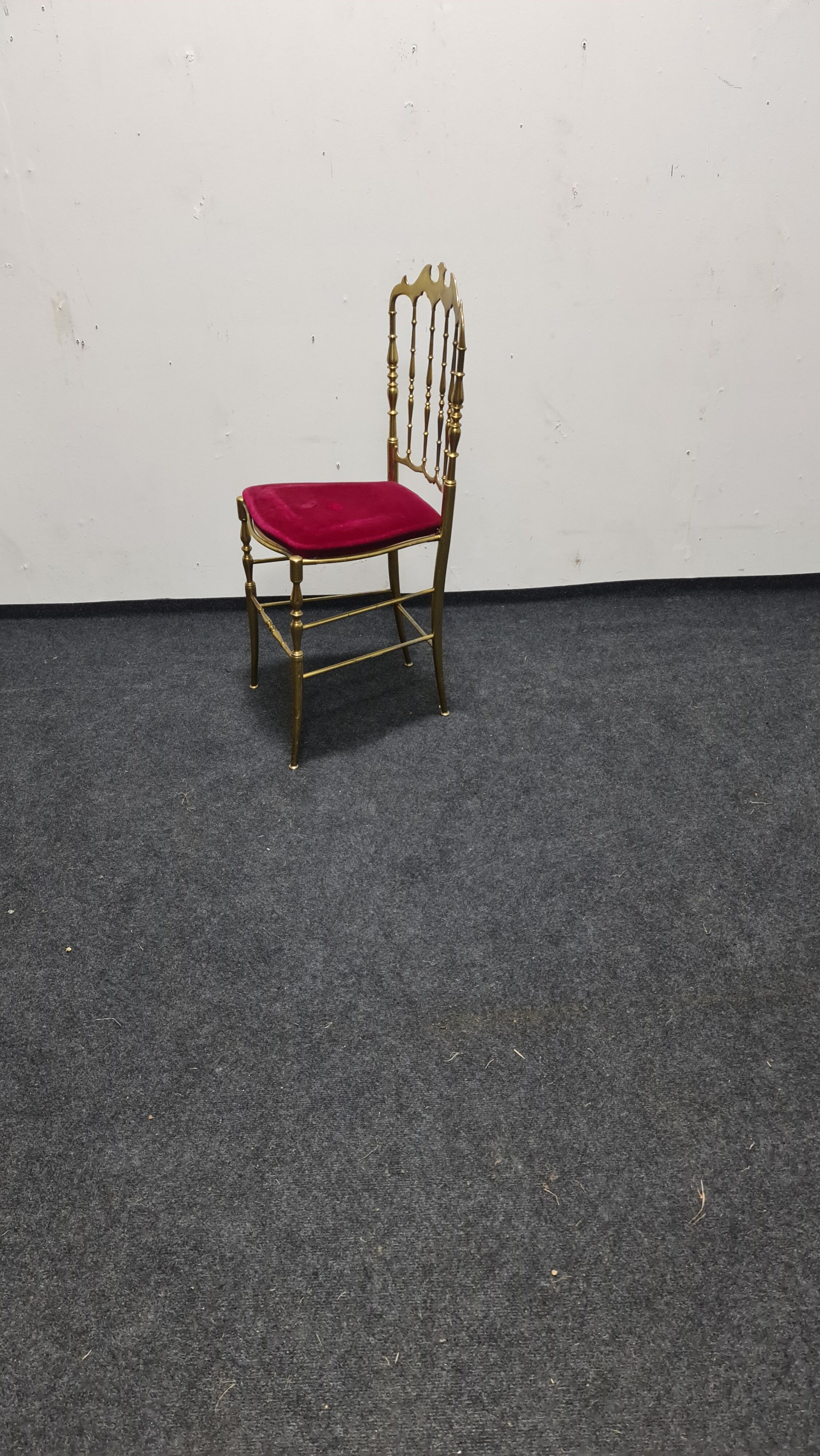 Vintage brass Chiavari chair