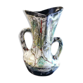 Vase vintage Vallauris signé Flora