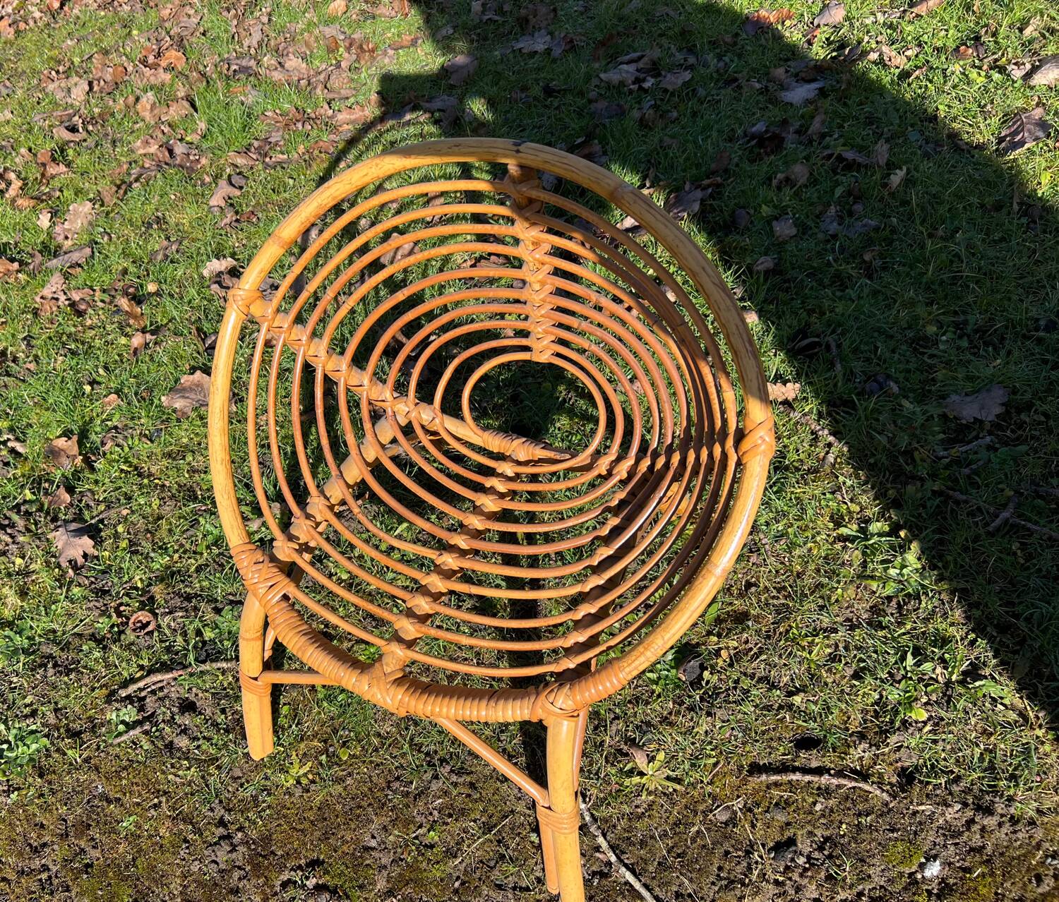 Children's rattan armchair