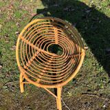 Fauteuil enfant en rotin