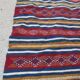 Tapis kilim berbère traditionnel multicolore fait main - 215x120cm