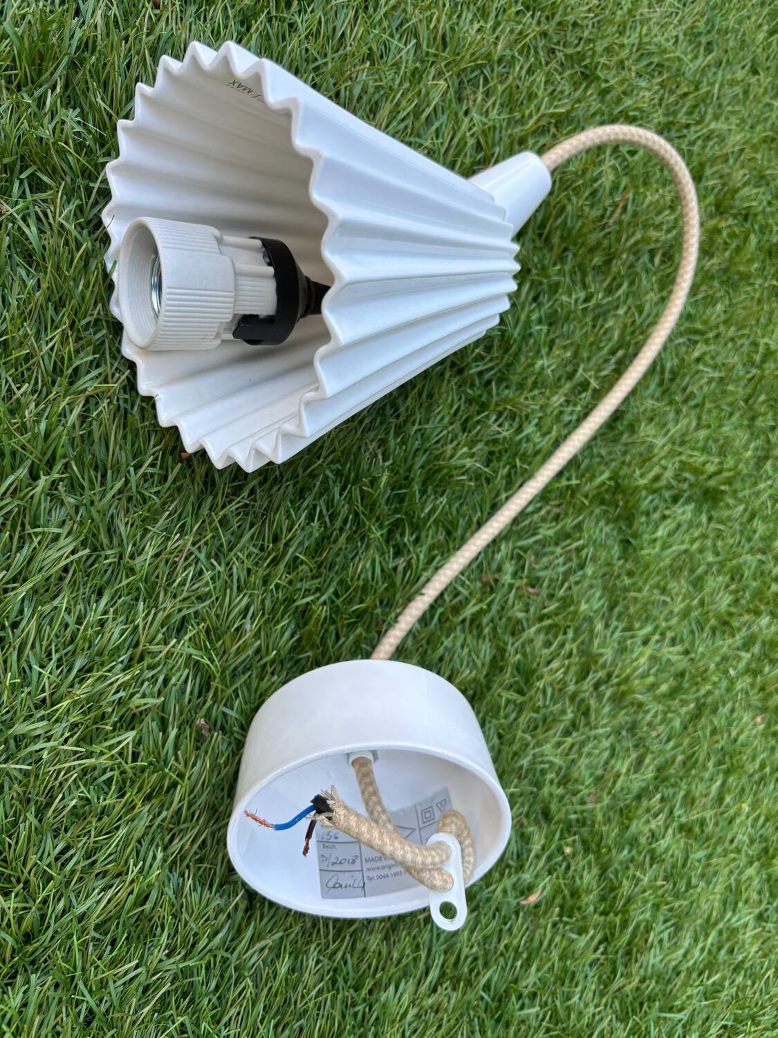 Suspension Hector Plissé Medium