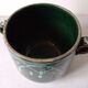 Old glazed terracotta planter Made in France winter garden garden decor