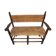 Banc en paille