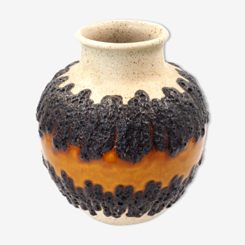 Vase de lave du milieu du siècle de 60th Bay Ceramics Allemagne
