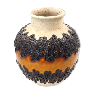 Vase de lave du milieu du siècle de 60th Bay Ceramics Allemagne