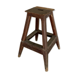 Raw wood stool