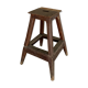Tabouret bois brut