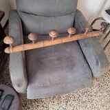 Bamboo style coat rack