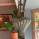 Blown glass lantern