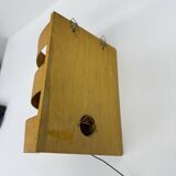 Scandinavian Modern Pine Wall Light by Hans Agne Jakobsson for Markaryd, Sw
