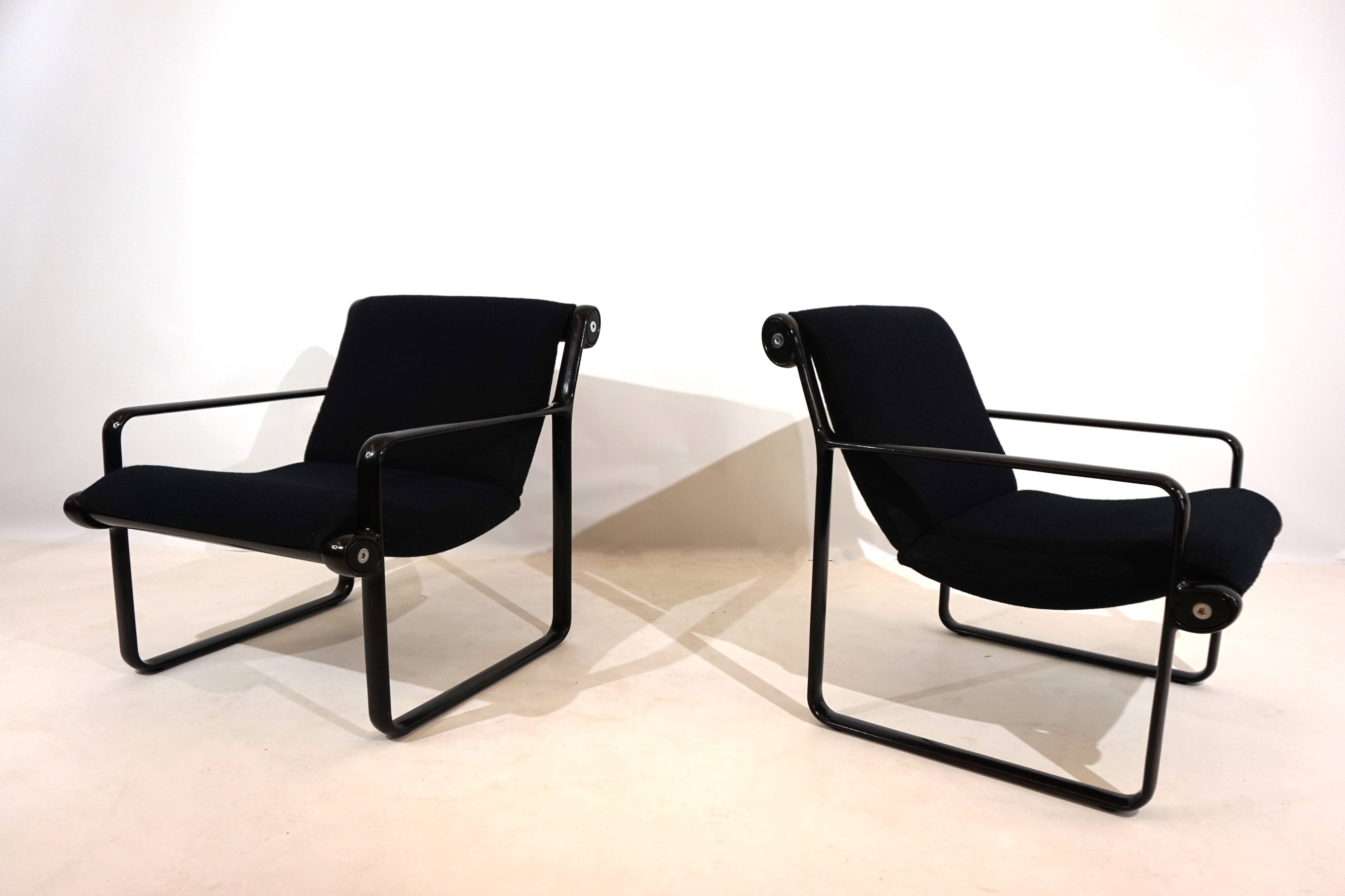 Lot de 2 fauteuils lounge Knoll Sling par Hannah&Morrison