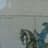 Equestrian engraving The Monarch