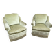 2 fauteuils de salon Lounge velours des années 1950