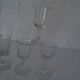 6 two verres all different bistrot alcool early 20th pv